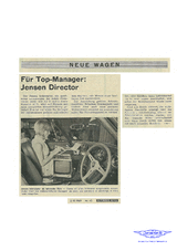 Automobil Revue vom 10/1969 "Für Top Manager: Jensen Director"