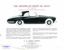 The Drophead Coupé de Ville mounted on the 541 by E.D. Abbott Ltd